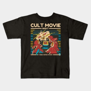 Cult Movie Night Funny Childrens Book Parody Kids T-Shirt